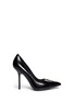 Main View - Click To Enlarge - ALICE & OLIVIA - 'Josie' face appliqué leather pumps