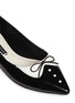 Detail View - Click To Enlarge - ALICE & OLIVIA - 'Liza' tuxedo leather flats