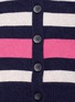 Detail View - Click To Enlarge - DIANE VON FURSTENBERG - Pam striped cashmere cardigan