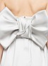 Detail View - Click To Enlarge - LANVIN - Oversize back bow strapless dress