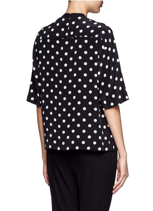 Back View - Click To Enlarge - 3.1 PHILLIP LIM - Polka dot silk top