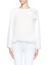 Main View - Click To Enlarge - LANVIN - Floral elasticated silk top