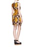 Back View - Click To Enlarge - STELLA JEAN - Detachable collar printed dress