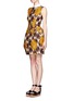 Front View - Click To Enlarge - STELLA JEAN - Detachable collar printed dress