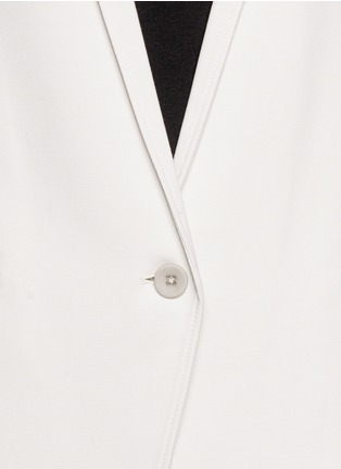 Detail View - Click To Enlarge - HELMUT LANG - Scrunched sleeve wool-blend blazer