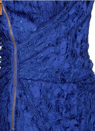 Detail View - Click To Enlarge - EMILIO PUCCI - V-neck guipure lace dress