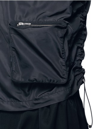 Detail View - Click To Enlarge - FENG CHEN WANG - Drawstring sleeve field jacket