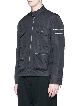Front View - Click To Enlarge - FENG CHEN WANG - Drawstring sleeve field jacket