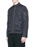 Front View - Click To Enlarge - FENG CHEN WANG - Drawstring sleeve field jacket