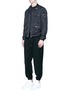Figure View - Click To Enlarge - FENG CHEN WANG - Drawstring sleeve field jacket