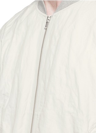 Detail View - Click To Enlarge - FENG CHEN WANG - Crinkled bomber jacket