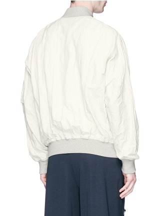 Back View - Click To Enlarge - FENG CHEN WANG - Crinkled bomber jacket