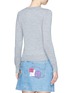 Back View - Click To Enlarge - MARC JACOBS - Rainbow toast intarsia wool sweater