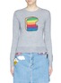Main View - Click To Enlarge - MARC JACOBS - Rainbow toast intarsia wool sweater