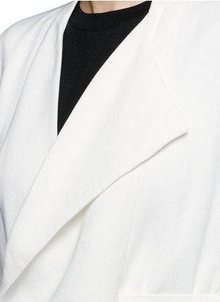 Detail View - Click To Enlarge - ACNE STUDIOS - 'Oceane' twill belted trench coat