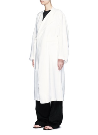 Front View - Click To Enlarge - ACNE STUDIOS - 'Oceane' twill belted trench coat
