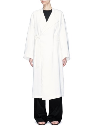 Main View - Click To Enlarge - ACNE STUDIOS - 'Oceane' twill belted trench coat