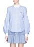 Main View - Click To Enlarge - MARC JACOBS - Bishop sleeve stripe cotton shirt