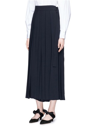 Front View - Click To Enlarge - THE ROW - 'Skannt' pleated crepe pants