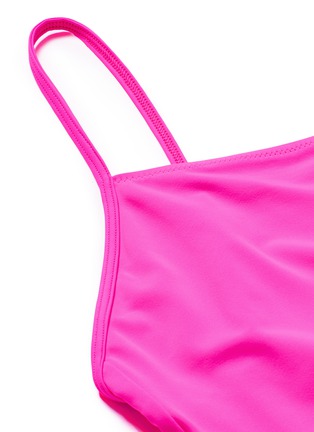 Detail View - Click To Enlarge - SOLID & STRIPED - 'Chelsea' neon one-piece swimsuit