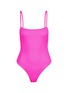 Main View - Click To Enlarge - SOLID & STRIPED - 'Chelsea' neon one-piece swimsuit