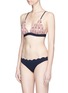 Figure View - Click To Enlarge - MARYSIA - 'Fixed' bandana print scalloped triangle bikini top