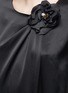 Detail View - Click To Enlarge - LANVIN - Floral ornament satin dress