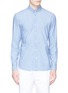 Main View - Click To Enlarge - MAISON KITSUNÉ - Fox head embroidered chambray shirt