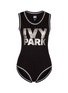 Main View - Click To Enlarge - IVY PARK - Metallic logo print bodysuit
