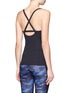 Back View - Click To Enlarge - TOPSHOP - Cross back ribbed tank top