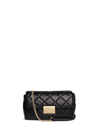 Main View - Click To Enlarge - MICHAEL KORS - 'Sloan' large quilted leather shoulder bag