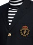 Detail View - Click To Enlarge - SAINT LAURENT - Lion crest wool club jacket