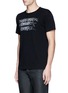 Front View - Click To Enlarge - SAINT LAURENT - 'Psycho' print T-shirt