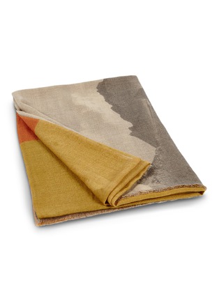 Main View - Click To Enlarge - OYUNA - Vista print cashmere throw