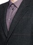 Detail View - Click To Enlarge - CANALI - Glen plaid wool coat