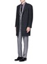 Figure View - Click To Enlarge - CANALI - 'Contemporary' Glen plaid wool suit