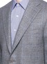 Detail View - Click To Enlarge - CANALI - 'Capri' windowpane check wool-cashmere blazer