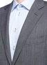Detail View - Click To Enlarge - CANALI - 'Travel' chevron stripe wool suit