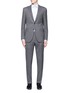 Main View - Click To Enlarge - CANALI - 'Travel' chevron stripe wool suit