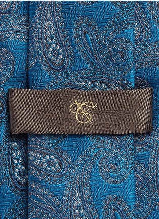 Detail View - Click To Enlarge - CANALI - Paisley jacquard silk tie