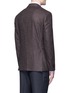 Back View - Click To Enlarge - CANALI - 'Kei' wool-cashmere tweed soft blazer