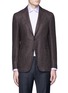 Main View - Click To Enlarge - CANALI - 'Kei' wool-cashmere tweed soft blazer