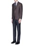 Figure View - Click To Enlarge - CANALI - 'Kei' wool-cashmere tweed soft blazer