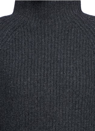 Detail View - Click To Enlarge - THEORY - 'Pate' turtleneck cropped sweater