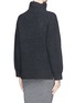 Back View - Click To Enlarge - THEORY - 'Pate' turtleneck cropped sweater