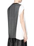 Back View - Click To Enlarge - 3.1 PHILLIP LIM - Glen plaid wool blend top