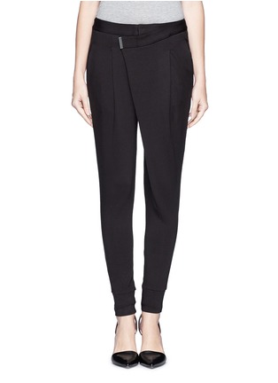 Main View - Click To Enlarge - HELMUT LANG - 'Origami' jersey pants