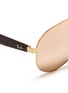 Detail View - Click To Enlarge - RAY-BAN - 'RB3523' metal aviator mirror sunglasses