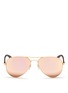 Main View - Click To Enlarge - RAY-BAN - 'RB3523' metal aviator mirror sunglasses