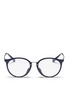 Main View - Click To Enlarge - RAY-BAN - 'RB7083D' metal temple acetate optical glasses